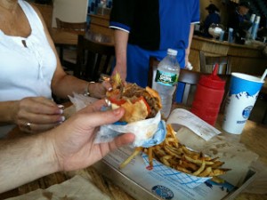 Burger and Fries
