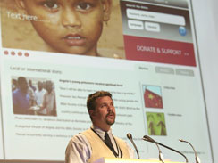 Brian Atkinson Speaking at the United Bible Societies World Assembly